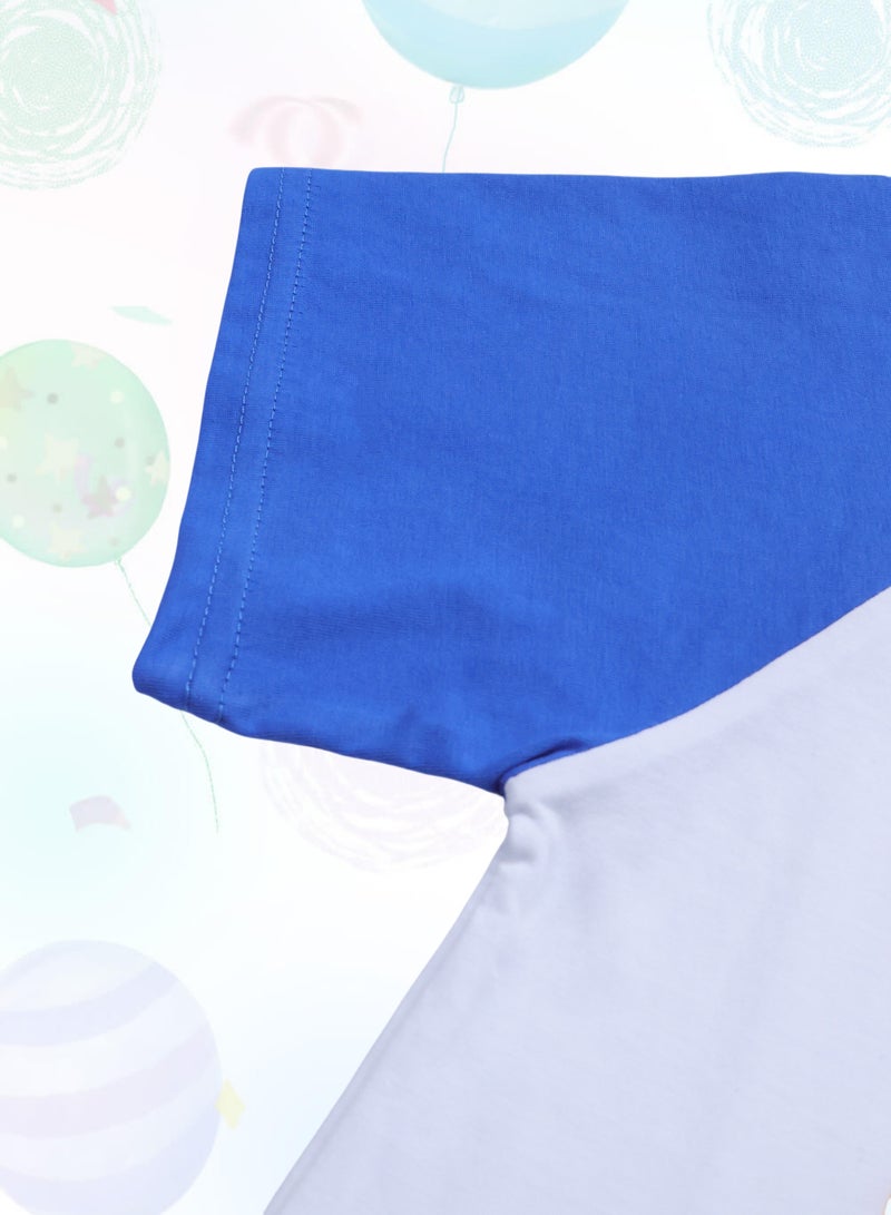 Dinosaur & Digger T-Shirt - Cotton Blend Summer Tee with Luminous Print, Short Sleeves - For Boys Aged 3-11 Years - Image 4