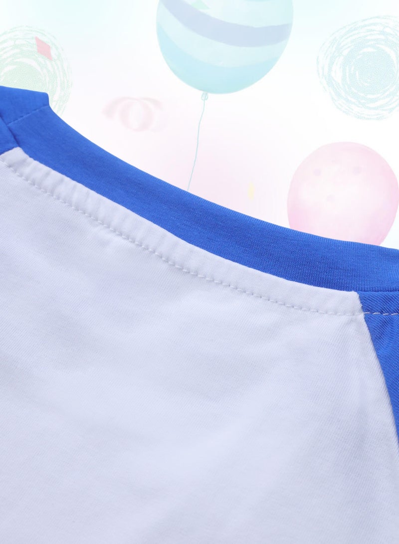 Dinosaur & Digger T-Shirt - Cotton Blend Summer Tee with Luminous Print, Short Sleeves - For Boys Aged 3-11 Years - Image 3