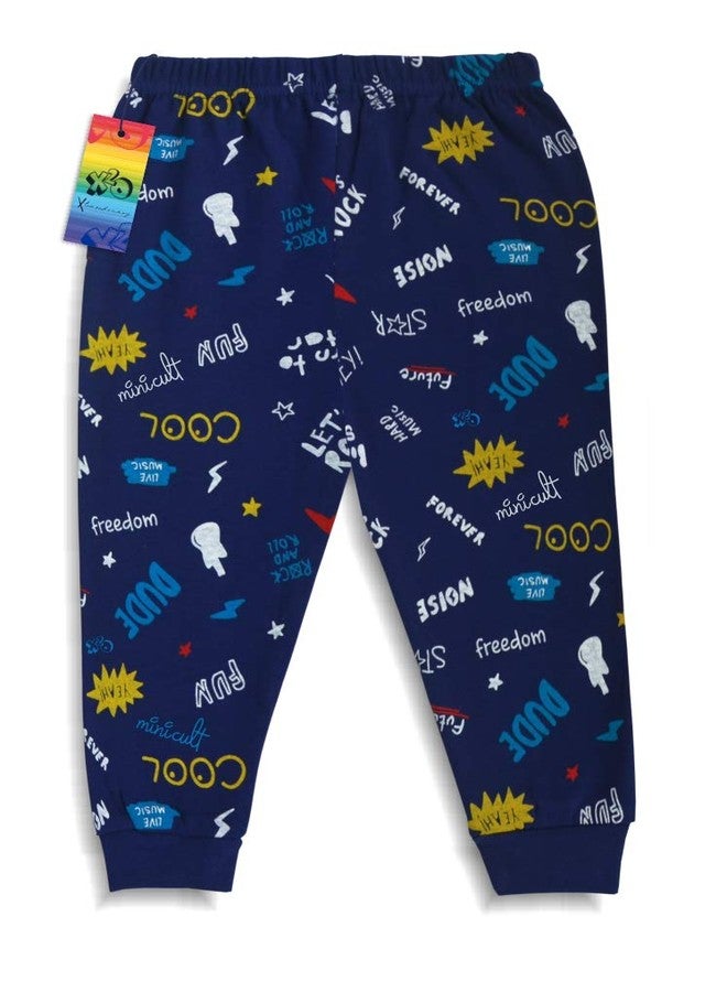 X2O Kids Cotton Pajama Pants with All Over Print and Bright Colors (Multicolor) (Pack of 5)(2-3 Years) - Image 4
