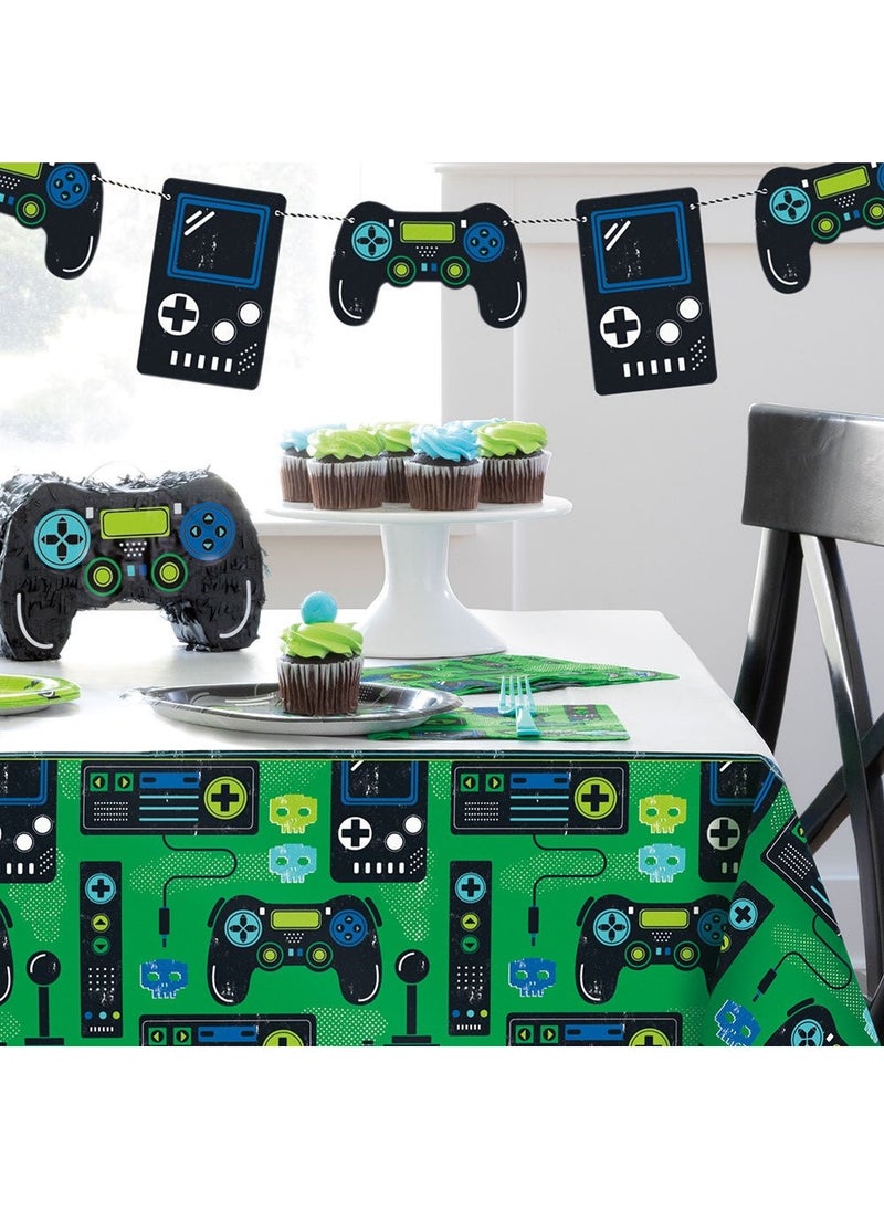 Unique Gaming Tablecloth Green 137cm Plastic - Image 3