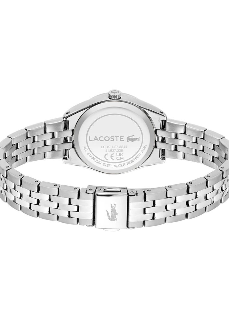 LACOSTE ساعة يد نسائية من الستانلس ستيل بعقارب دائرية الشكل 2001323 - 30 ملم - Image 3
