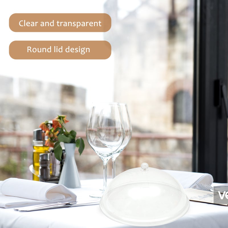 1Pc Round Shape Food Cover PVC Food Tent for Kitchen (Transparent Color) - Image 4
