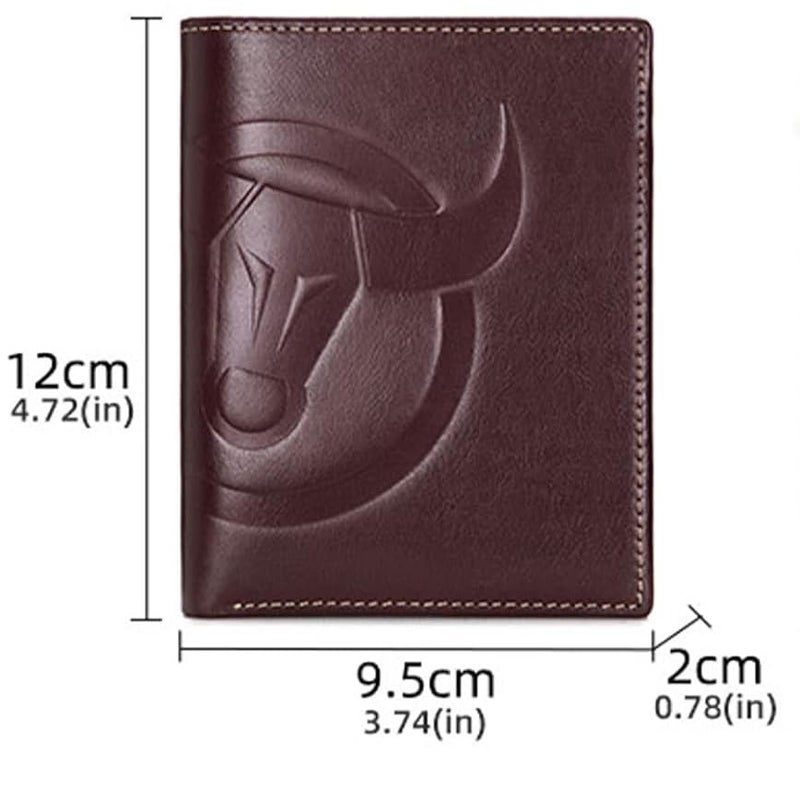 Contacts Slim Wallet for Men RFID Blocking Genuine Leather Minimalist Front Pocket Wallets for Men - Black… - Image 5