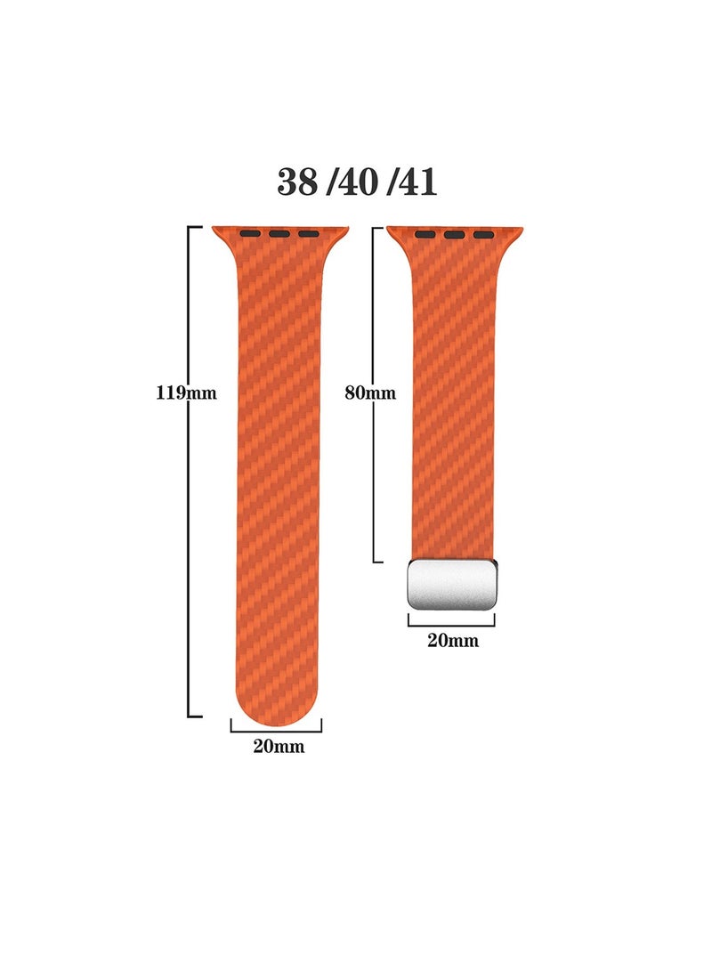 X-level Bands Compatible with Apple Watch 38mm 40mm 41mm Series 9/8/7/SE/6/5/4/3/2/1 IWatch Ultra/Ultra 2/ Silicone Strap With Magnetic folding Buckle, Quick Release Silicone Straps for Women Men - Image 2