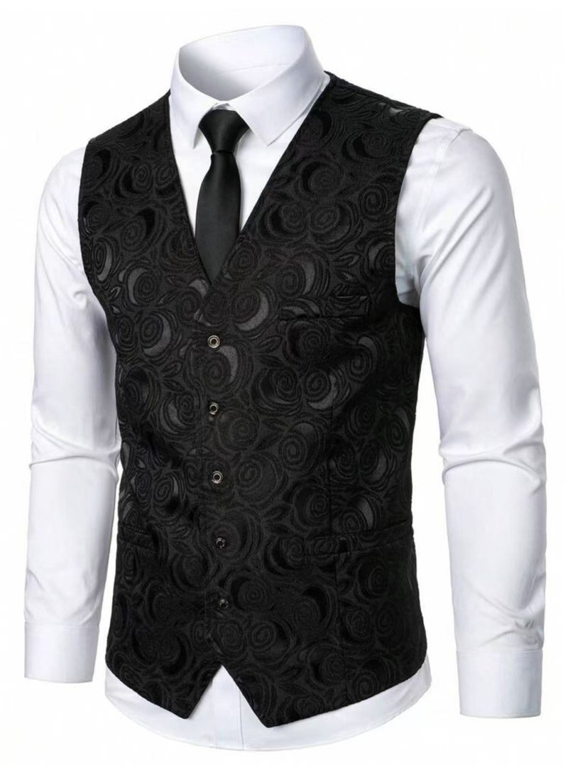 Shougu New Fashionable Casual Men's Suit Vest  - Image 1