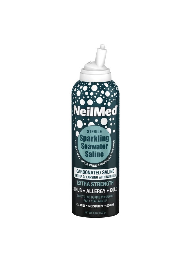 NeilMed Sparkling Seawater Extra Strength Nasal Saline Spray 125 Ml 