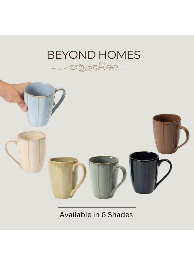 Beyond Homes Ceramic Coffee Mugs Set of 6, 180ml, Pearl White | Glossy Finish | Ceramic Tea/Milk Mug | Tea/Coffee Cups for Gifting, Daily Use | Microwave Safe; (6, Pearl White) - Image 5