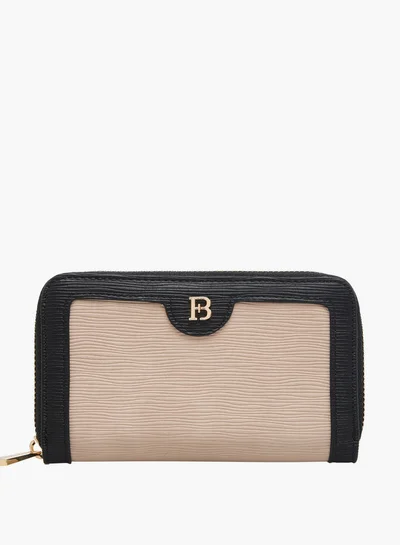 Flora Bella By Shoexpress Monogram Print Zip Around Wallet