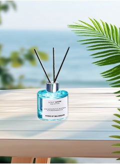  لیتوس  معطر منزل فاخر، اعواد تعطير، برائحة ترانيم نسيم البحر (همسات البحر الهادئة)، 50 مل  - Image 5