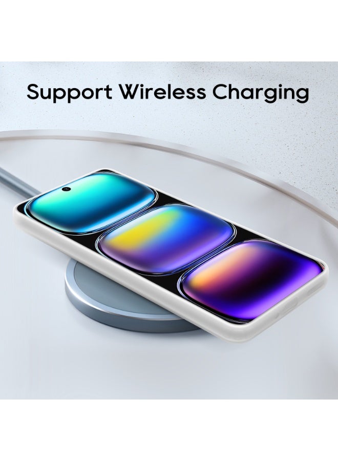 ليوشان جراب هاتف إنفينيكس هوت 50i / إنفينيكس سمارت 9، جراب هاتف نحيف من مادة TPU، جراب واقٍ كامل الجسم مقاوم للصدمات بزاوية 360 درجة لهاتف Infinix Smart 9 فضي - Image 5