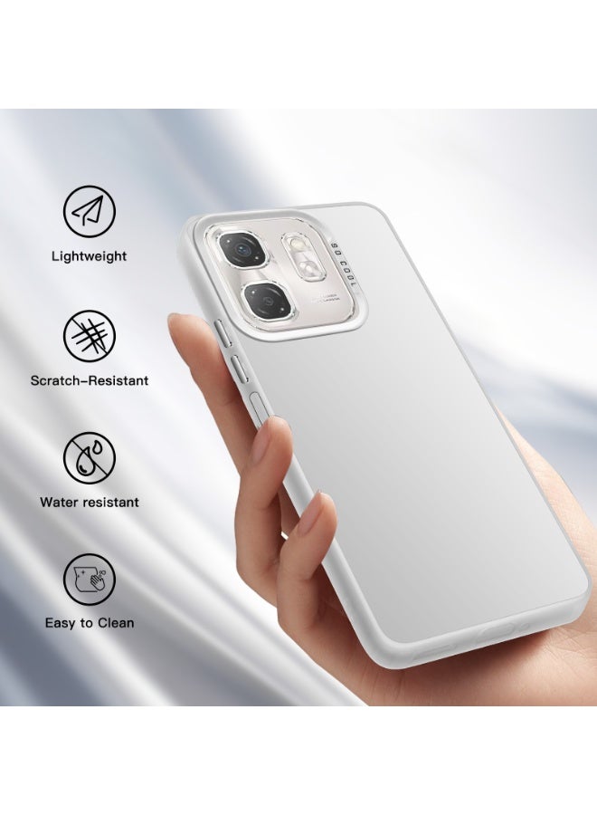 ليوشان جراب هاتف إنفينيكس هوت 50i / إنفينيكس سمارت 9، جراب هاتف نحيف من مادة TPU، جراب واقٍ كامل الجسم مقاوم للصدمات بزاوية 360 درجة لهاتف Infinix Smart 9 فضي - Image 2