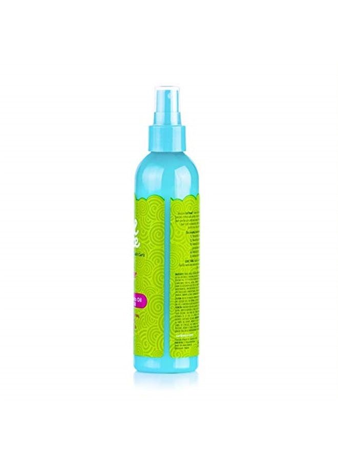 Just for Me Curl Peace 5-In-1 Wonder Spray - Detangles, Nourishes, Heat-Protects, Reduces Frizz, Adds Shine, Contains Flaxseed, Avocado Oil, Castor Oil, No Animal Testing, 8 oz - Image 2