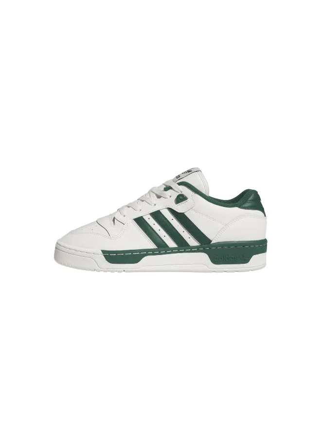 اديداس Adidas Rivalry Low White Basketball Shoes For Men 7.5