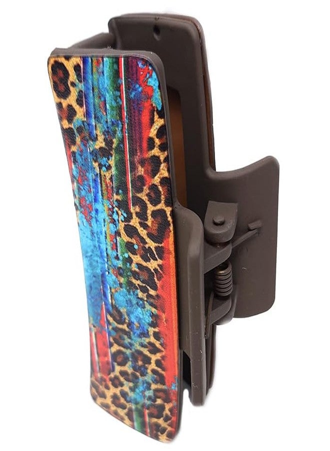 Emulily Western Leopard Print 3.25 "Hair Claw Clips Navajo Boho - Image 5