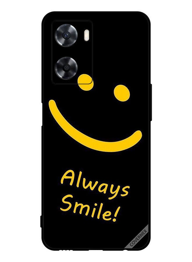 Covernex Protective Case Cover For Oppo A77 4G Always Smile - Image 1