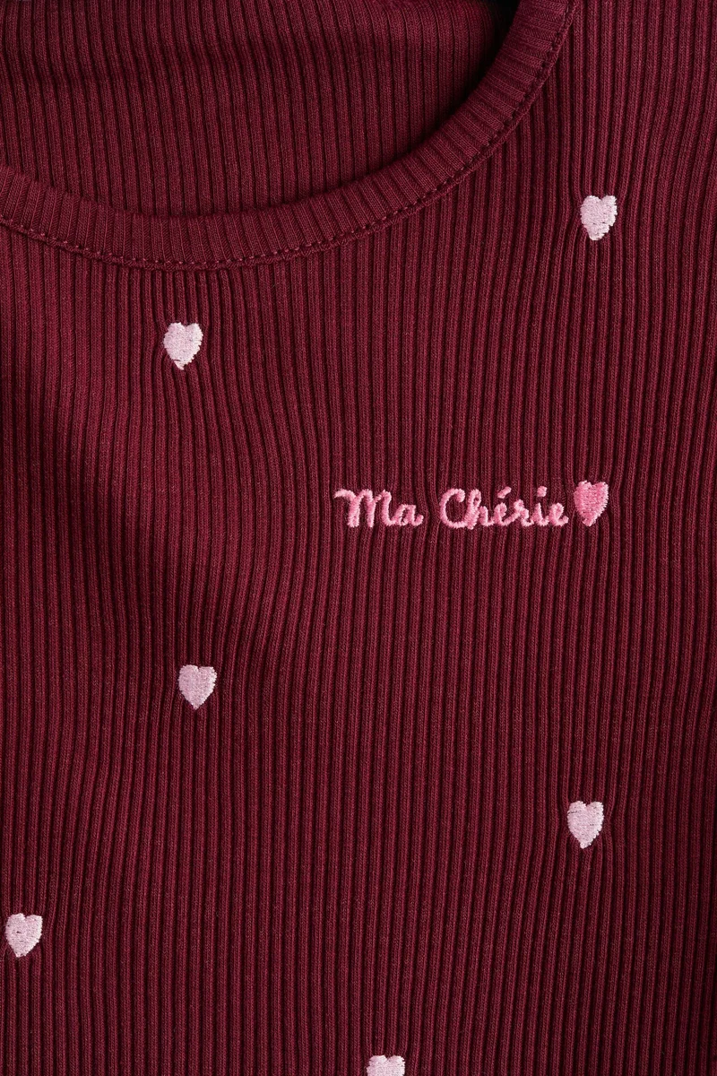 H&M Embroidery-detail cotton top