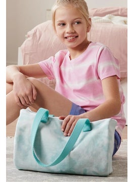 Tchibo Kids Girl Organic Cotton Bag 35 L x 22 H x 14 W cm, Blue  - Image 1