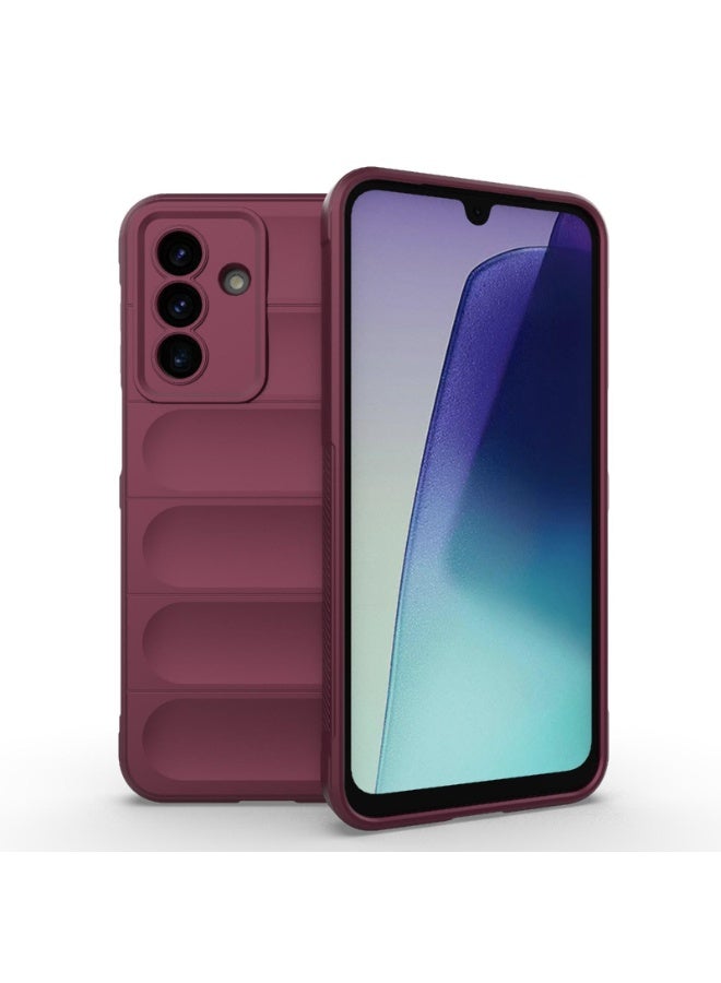 Phone case cover Magic Shield TPU + Silicone Shockproof Phone Case For  Samsung Galaxy A17 (Wind Red) - Image 1