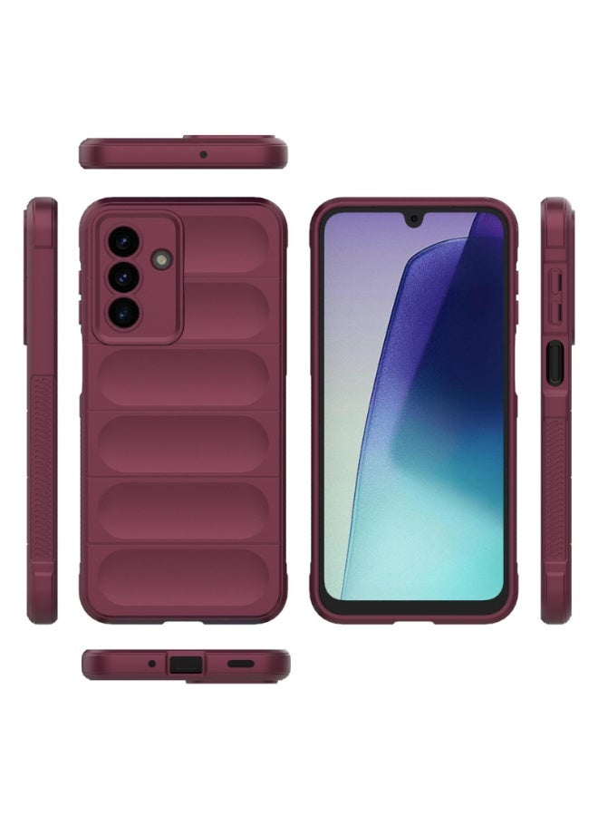 Phone case cover Magic Shield TPU + Silicone Shockproof Phone Case For  Samsung Galaxy A17 (Wind Red) - Image 2