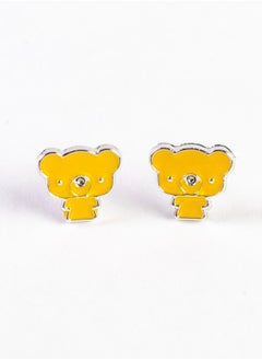 Small Earring for Baby-Premium Quality-yellow bear Premium Quality & Against Color Change