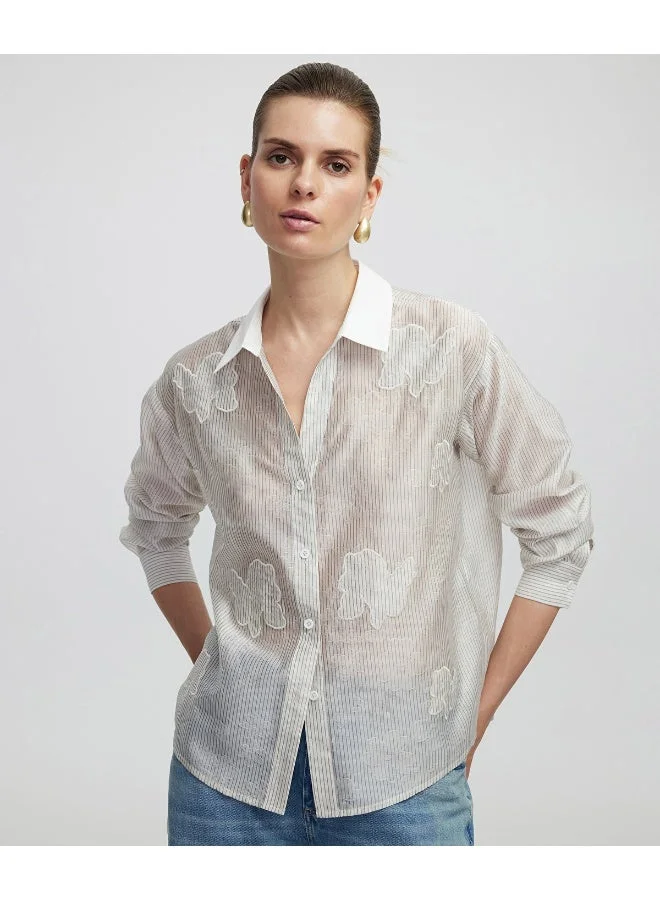 ابيكول قميص بتطريز