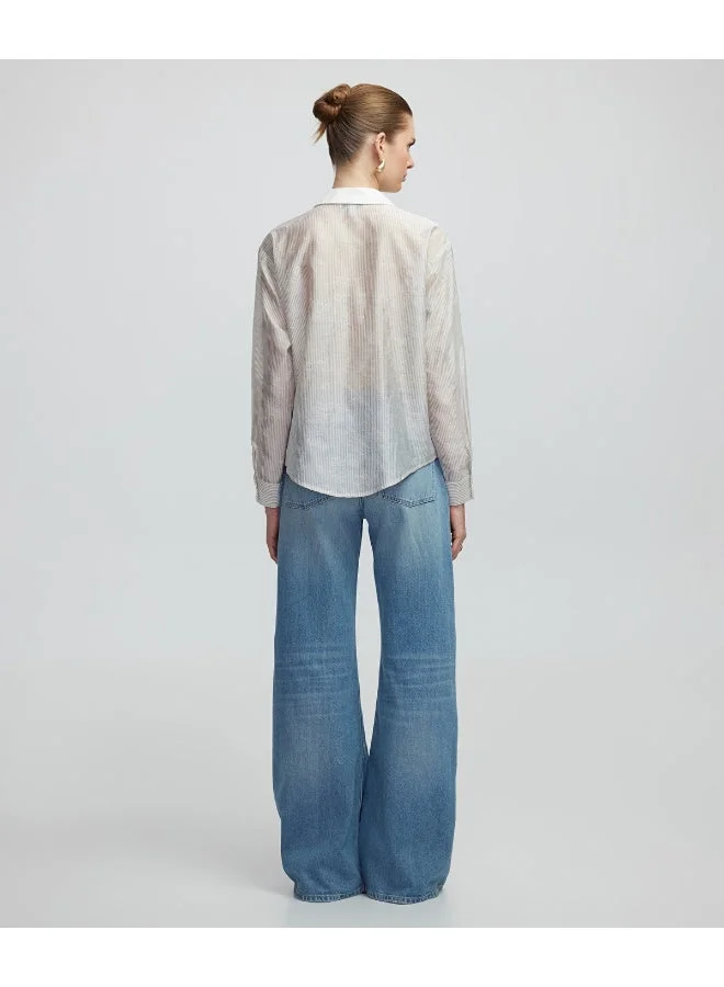 ابيكول قميص بتطريز