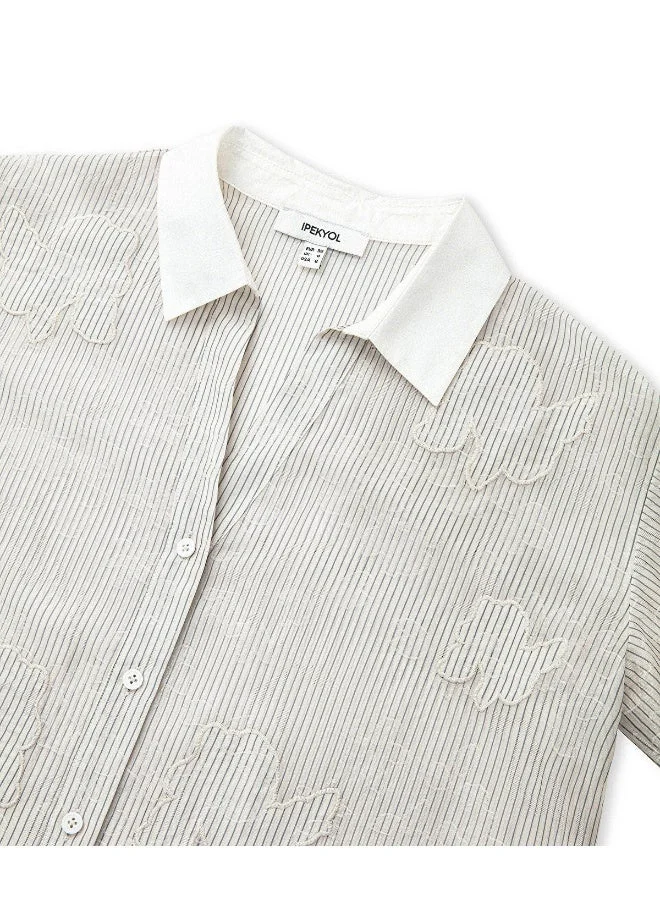 Ipekyol  Regular Fit Appliqued Shirt for Women | Best Price UAE