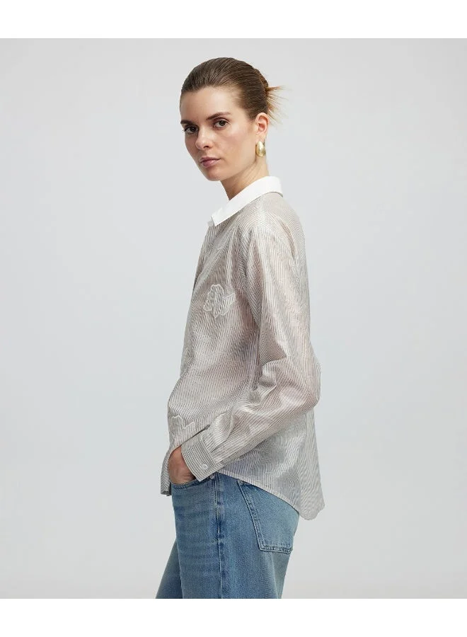 Ipekyol  Regular Fit Appliqued Shirt for Women | Best Price UAE
