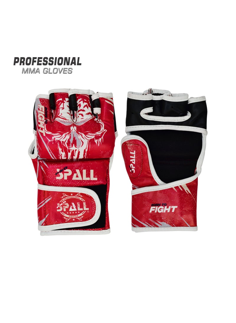 Spall Mma Gloves Boxing Gloves For Men Women Pu Art Leather More Padding Fingerless Punching Bag Gloves For Kickboxing, Sparring, Muay Thai And Heavy Bag  - Image 2