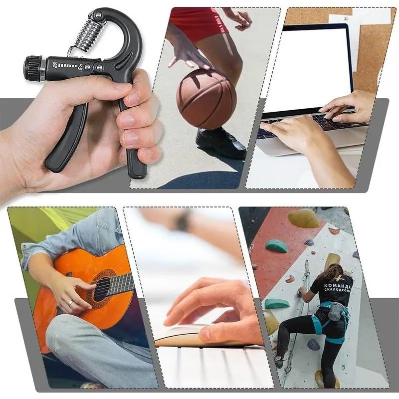 PETO Hand Grip Strengthener Grip Adjustable Resistance Hand Gripper, gripper , forearm veins, Finger Exerciser, Finger Stretcher, Grip Ring Stress Relief Grip Ball For Athletes, Boyfriend Gift - Image 5