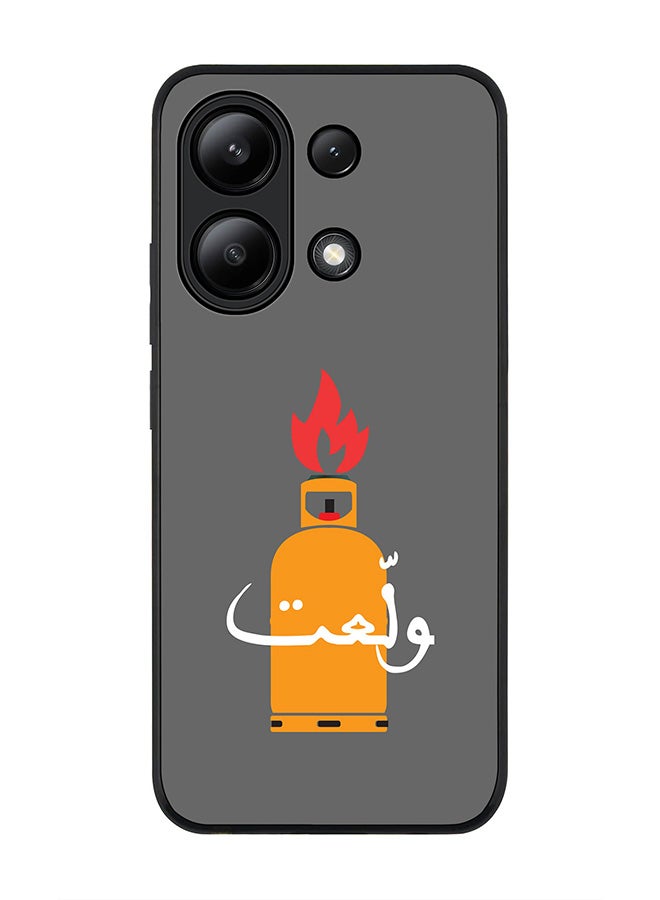 Stylizedd Rugged Black edge case for Xiaomi Redmi Note 13 4G, Slim fit Soft Case Flexible Rubber Edges Anti Drop TPU Gel Thin Cover -  Getting Hotter - Image 1