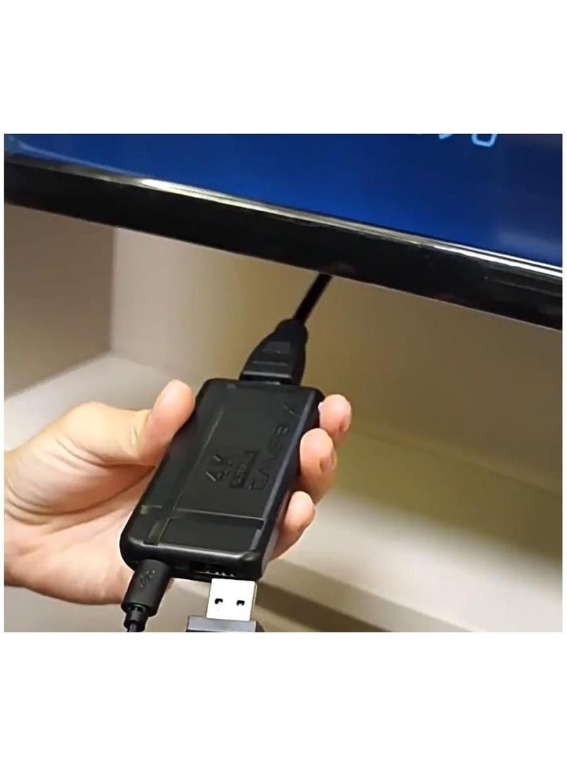 Generic - وحدة تحكم ألعاب فيديو بدقة 4K HD، وحدات تحكم لاسلكية مزدوجة 2.4G، عصا ألعاب فيديو للتوصيل والتشغيل، 15000 لعبة مدمجة، وحدة تحكم ألعاب محمولة باليد - Image 1