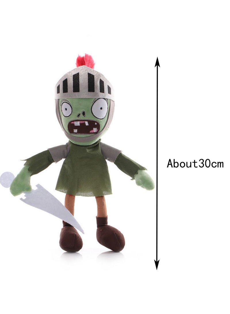 دمية فارس مقاس 12 بوصة من سلسلة Plants Vs. Zombies، لعبة قطيفة، هدية مثالية للأولاد والبنات - Image 2