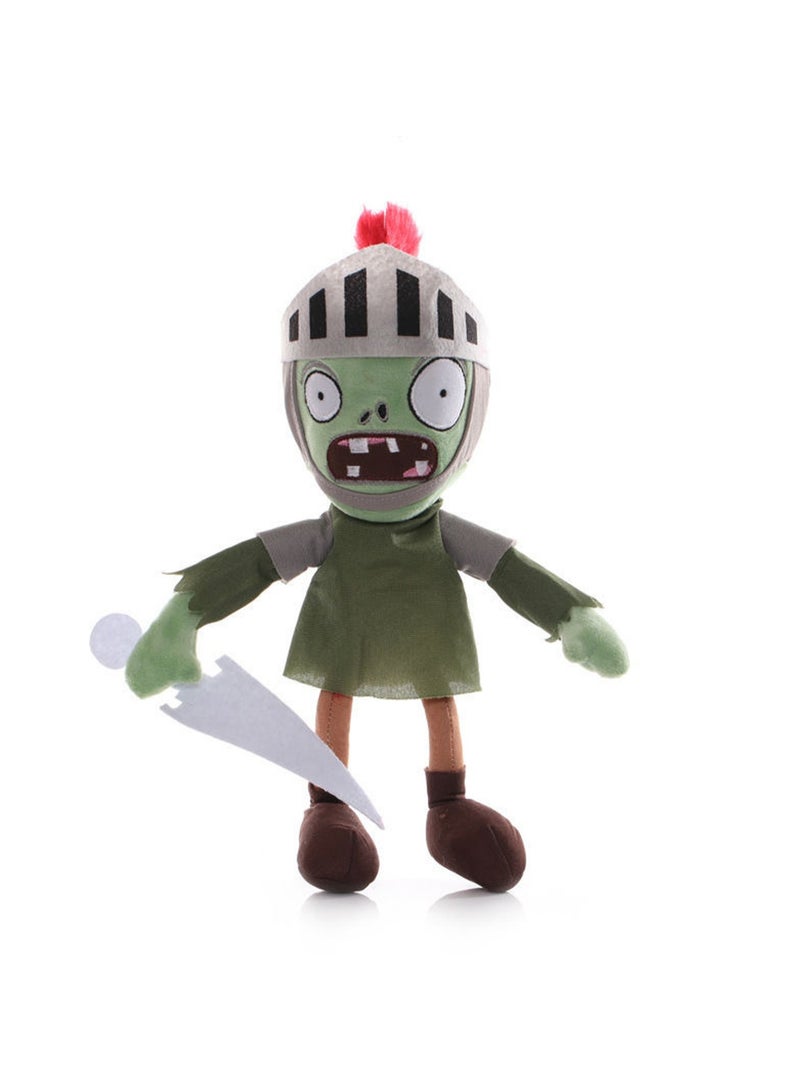 دمية فارس مقاس 12 بوصة من سلسلة Plants Vs. Zombies، لعبة قطيفة، هدية مثالية للأولاد والبنات - Image 1