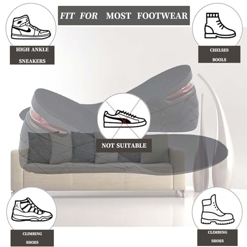 Futurekart Height Increasing Insoles for Men and Women With Air Pad Adjustable (1 Pair) - Image 5