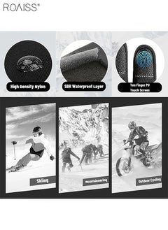 roaiss Outdoor Waterproof Gloves In Winter Men'S And Women'S Universal Touchable Screen Thermal Gloves Cycling Ski Climbing Gloves  - Image 5