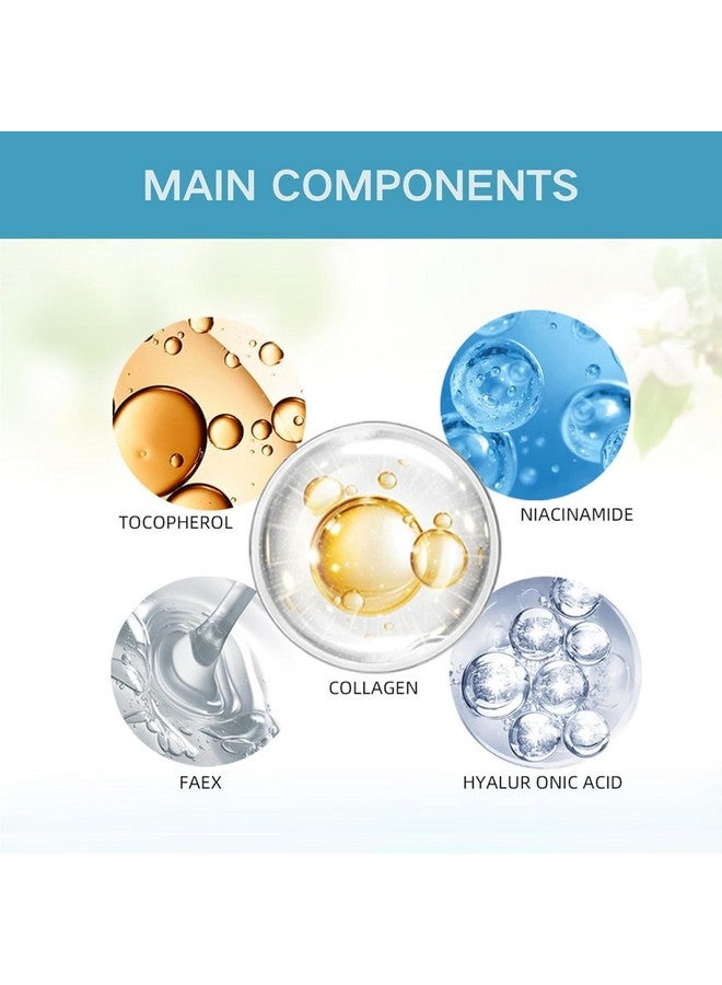 VPGS Bio Collagen Face Mask Real Deep Hydration Set, Collagen Treatment for Pore Minimizing, Elasticity & Firming - Night Repair & Brightening Skin Tone Facial Mask - 1 Pack - Image 5