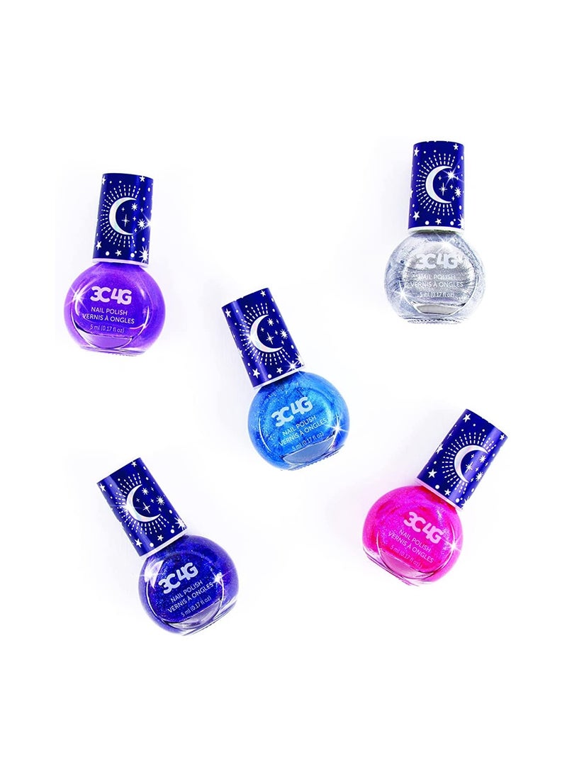 3C4G - Celestial 5pk Nail Polish Hexagon-makeup 10039 - Image 1