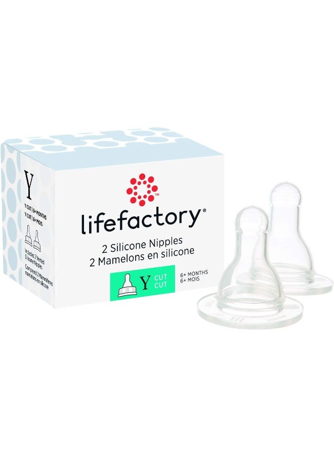 lifefactory Lifefactory BPA-Free Silicone Nipples 2-Pack 2 Count  - Image 1