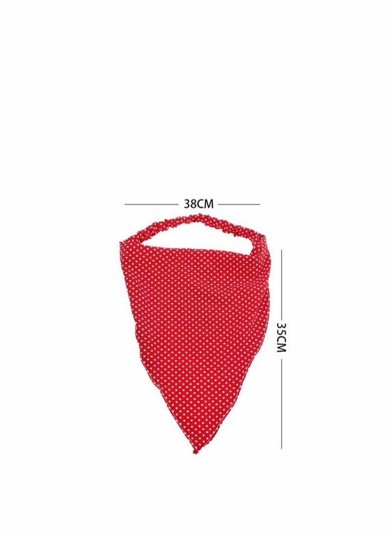 إسكدنيا 6 قطع الأزهار وشاح الشعر المرن عقال الشيفون منديل مطاطا الأزهار المطبوعة عمامة بوهو عصابات الرأس باندانا الشعر مع مشابك الشعر للنساء اكسسوارات الشعر الفتيات ، نمط الأزهار الكلاسيكية - Image 5