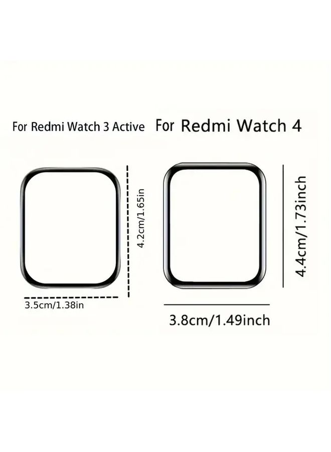 For Redmi Watch 4 Ultra Clear TPU Screen Protector 9D HD Anti Scratch Easy Installation - Image 2