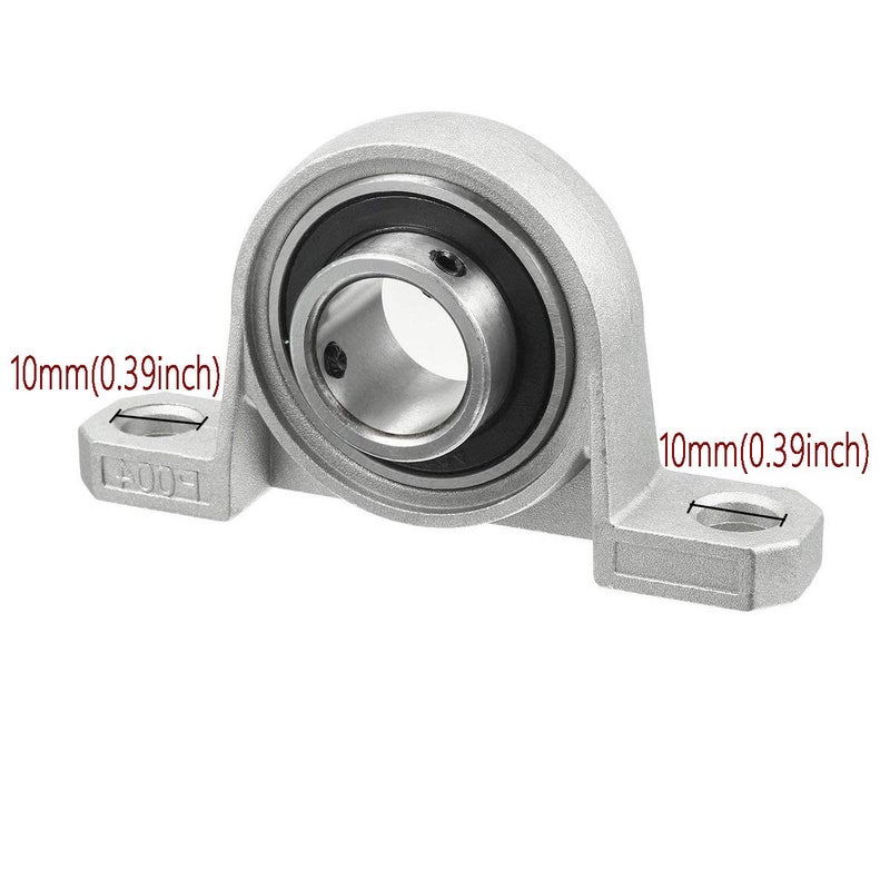 COMOK 2pcs KP004 Long 99mm Inner Diameter 22mm Zinc Alloy Inner Ball Mounted Pillow Block Insert Bearing - Image 2