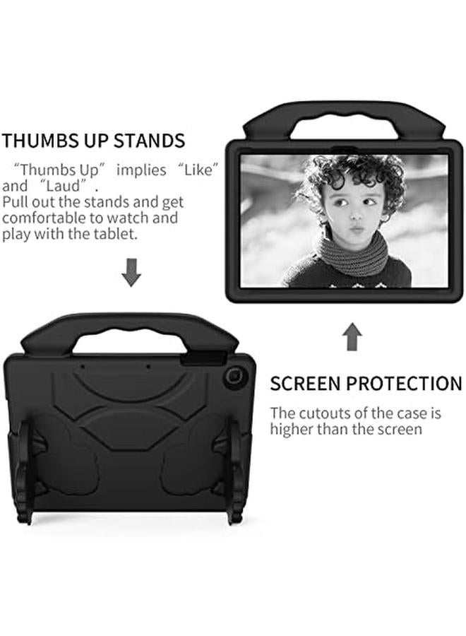 erorex Kids Case For Huawei Matepad T10 9.7" (2020) Agr L09 Agr W09 Matepad T10S 10.1" (2020) Ags3 L09 Ags3 W09 Eva Lightweight Durable Shockproof Handlecover With Foldable Stand Black  - Image 4