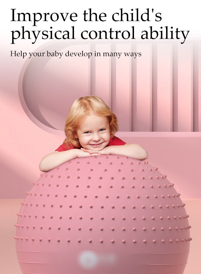 DUNISO Anti-Burst Yoga Ball,Balance Ball with Quick Pump ,Physical Therapy, Fitness Equipment for Home  and Gym,Stretching and Core Training, Improves Balance - Image 5