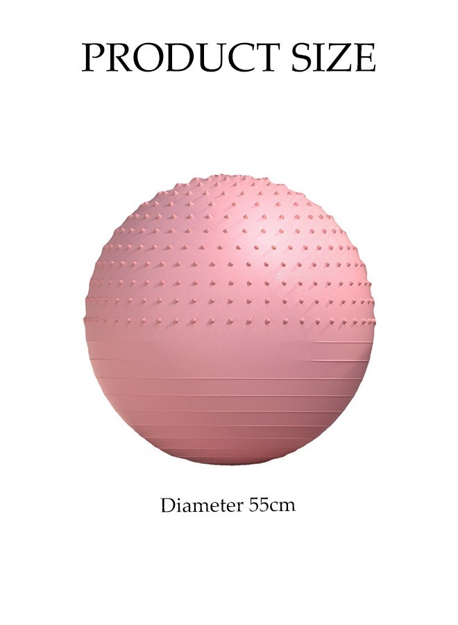 DUNISO Anti-Burst Yoga Ball,Balance Ball with Quick Pump ,Physical Therapy, Fitness Equipment for Home  and Gym,Stretching and Core Training, Improves Balance - Image 2