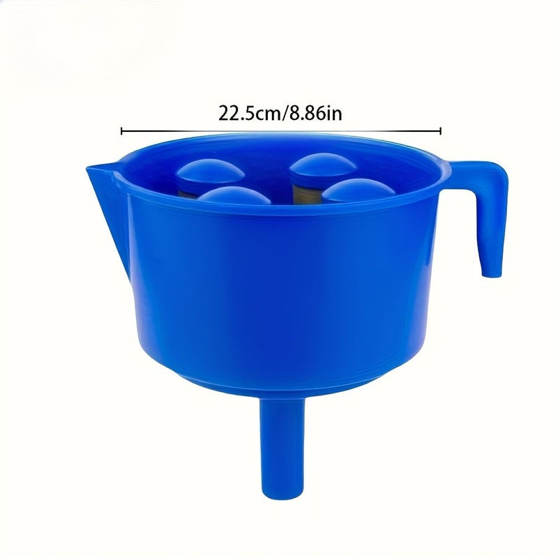 1PC Thickened Oil Water Separation Funnel and 8PCS Inner And Outer Filter Elements Heavy Duty Double Layer Diesel Gasoline Fuel Water Separator Filter Multi Layer Filtration System Water Oil Separation Drain Valve Compatible With Trucks Boats Generators RVs Direct Fit Replacement Efficient Design - Image 2