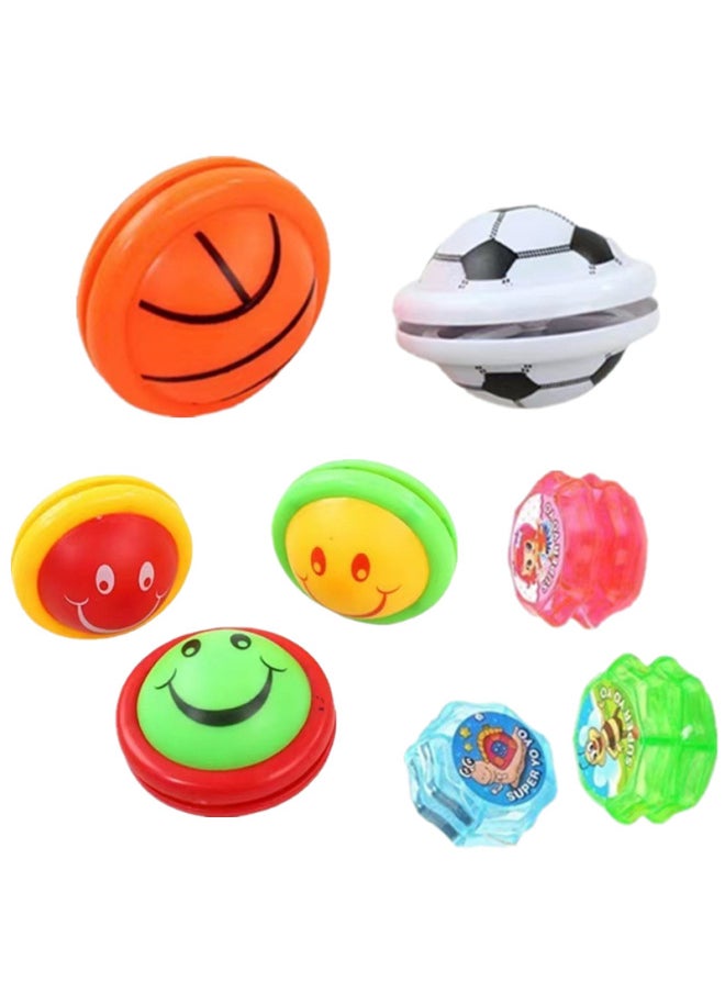 Gift Cable Yo-yo Yo-yo Football Basketball Smiley Face Expression Egg Game Machine Ball Children's Toy Cross-border-Color:Yo-Yo: 2148  - Image 2