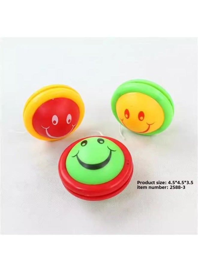 Gift Cable Yo-yo Yo-yo Football Basketball Smiley Face Expression Egg Game Machine Ball Children's Toy Cross-border-Color:Yo-Yo: 2148  - Image 4