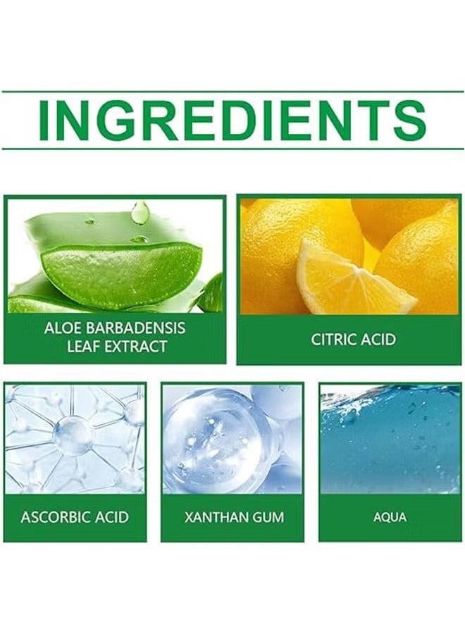 OceAura Aloe Vera Gel for Skin & Hair, Soothing Gel Moisturizer for Face and Body, Lightweight Non-Sticky Aloe Gel for Sunburn Relief and After Sun Care (100ml) - Image 5