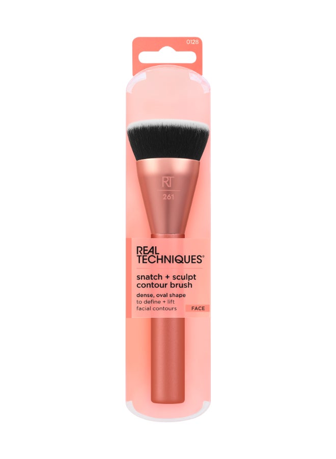 REAL TECHNIQUES Snatch + Sculpt Contour Brush Pink - Image 1